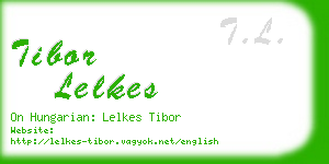 tibor lelkes business card